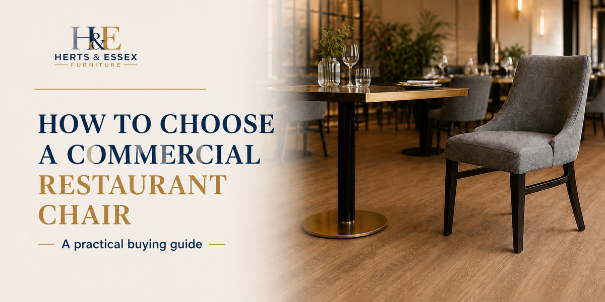 How to Choose Chairs: The Ultimate Guide to Commercial Restaurant Seating