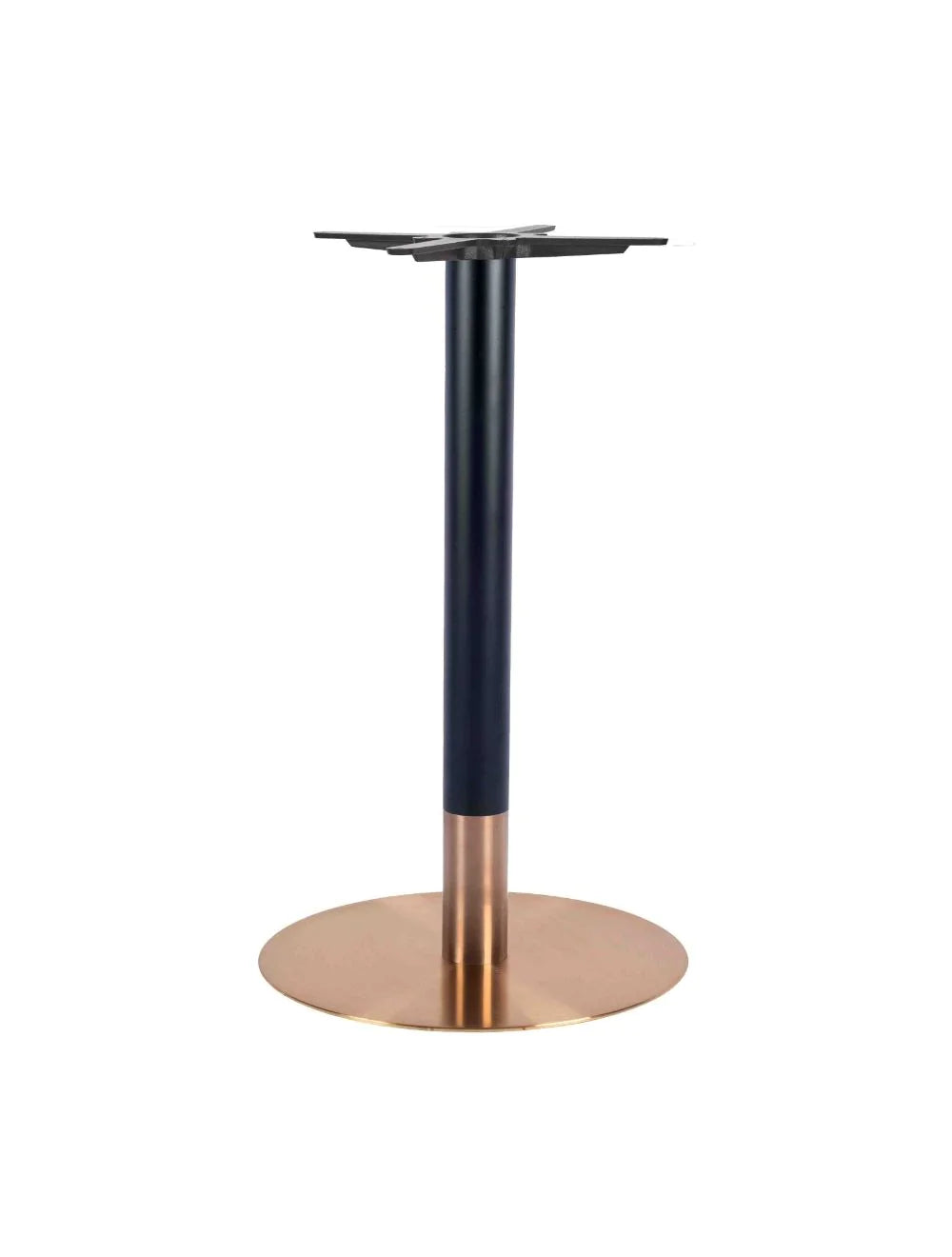 Tring Small Round - Rose Gold / Black