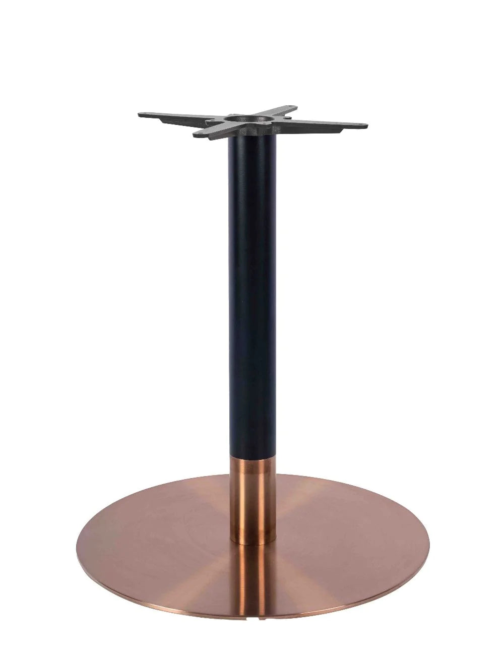 Tring Large Round - Rose Gold / Black