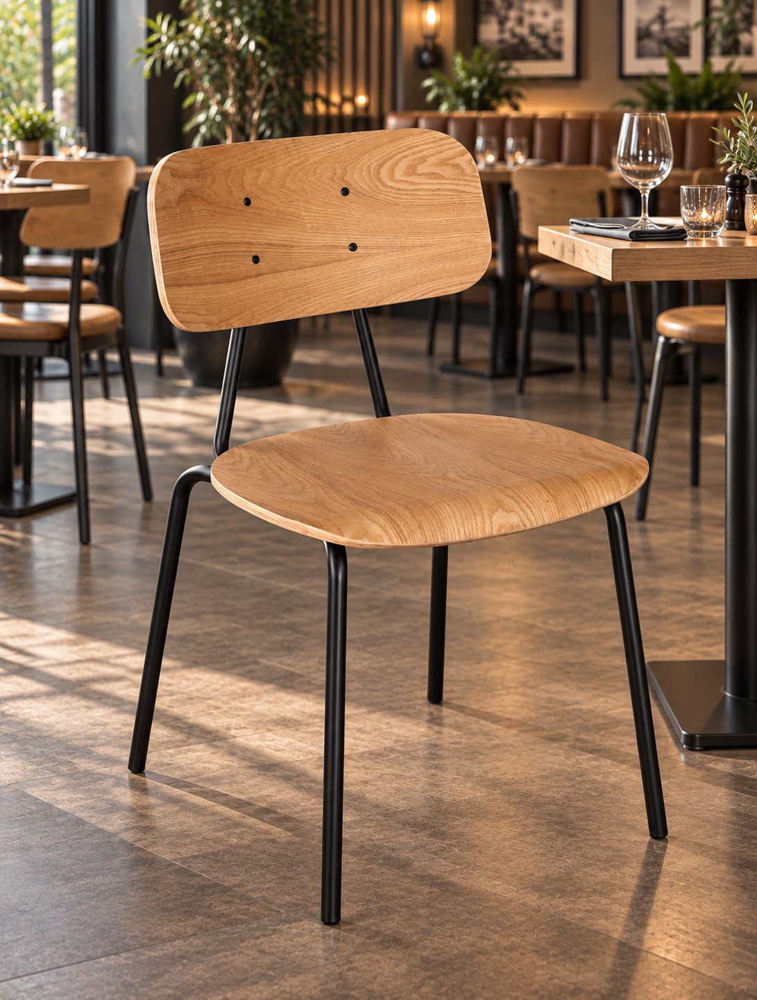 Chelsea Side Chair Clear Lacquer