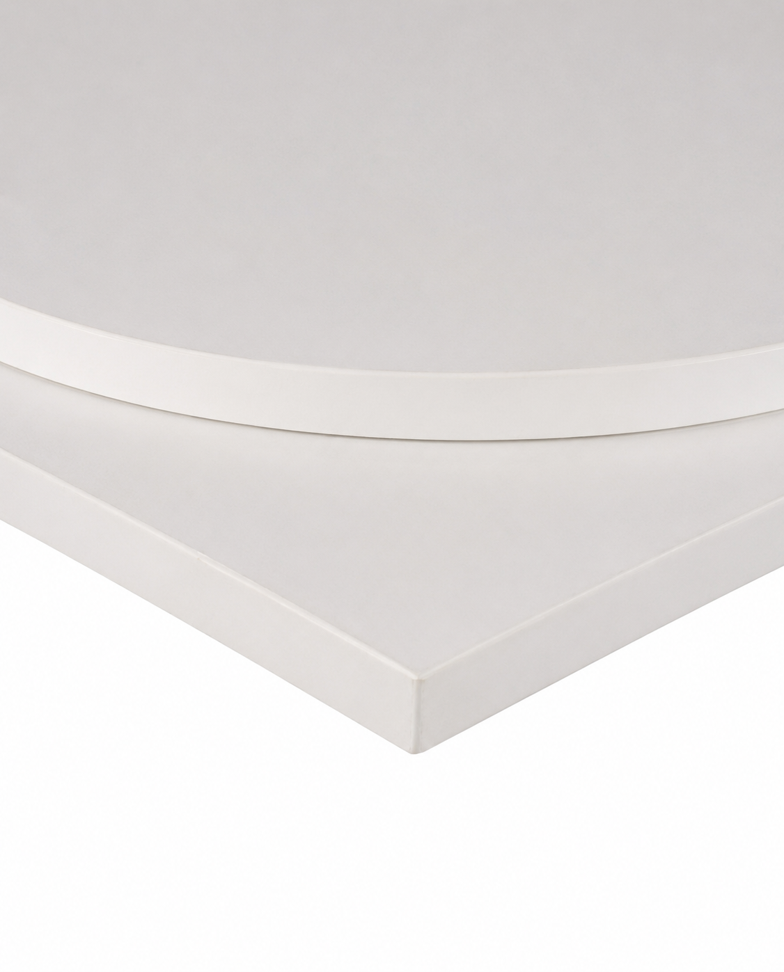Egger Alpine White commercial restaurant table top