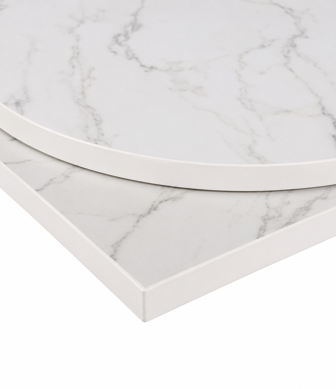 Egger Crystal Marble commercial restaurant table top