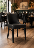 Epping Side Chair Black / Black Frame