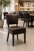 Hertford Side Chair Dark Brown / Wenge Frame