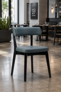 Ware Side Chair Grey /                                    Black Frame
