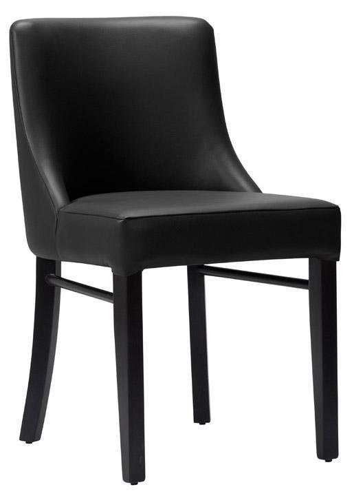 Epping Side Chair Black / Black Frame