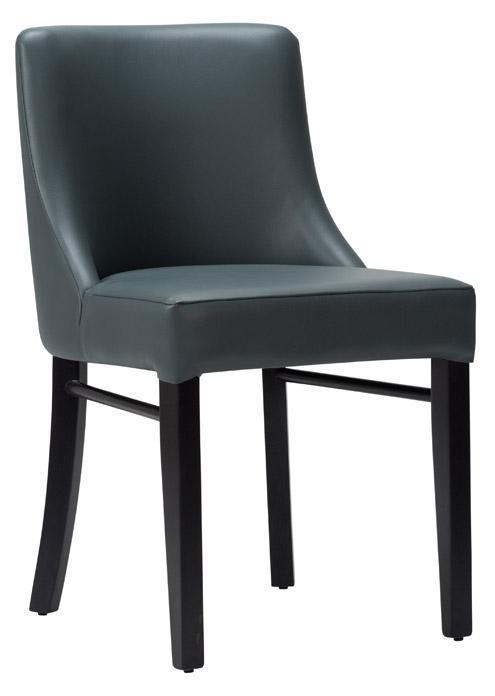 Epping Side Chair Grey / Black Frame