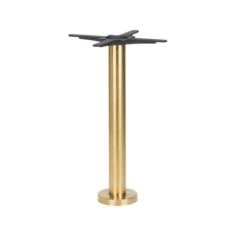 Floor Fix Brass Table Base - Dining Height