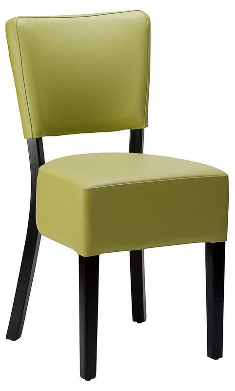 Hertford Side Chair Green / Black Frame