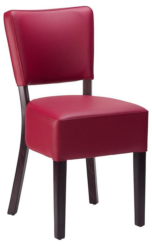 Hertford Side Chair Wine / Wenge Frame