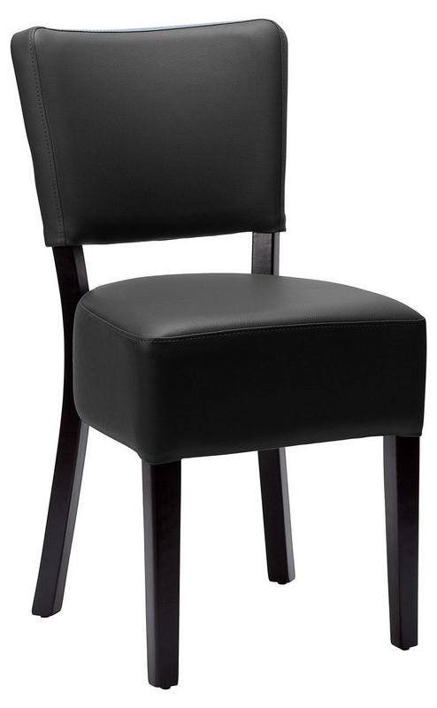 Hertford Side Chair Black / Black Frame