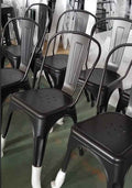 CLEARANCE – Black Industrial Metal Chairs – £35 Each