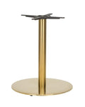 Tring Large Round Brass Table Base - Dining Height