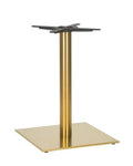Tring Large Square Brass Table Base - Dining Height