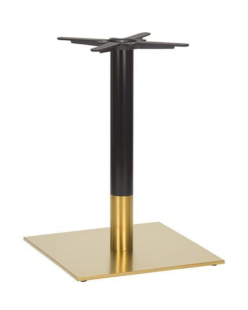 Tring Large Square Table Base Black / Brass