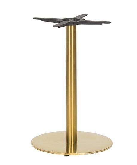 Tring Small Round Brass - Dining Height