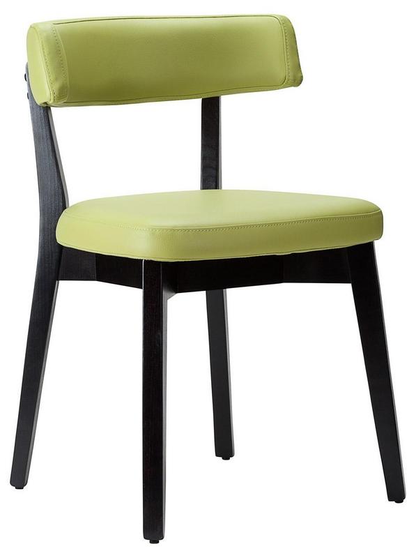 Ware Side Chair Green / Black Frame