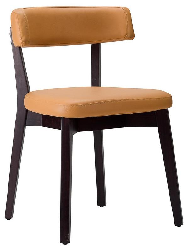 Ware Side Chair Ochre / Wenge Frame