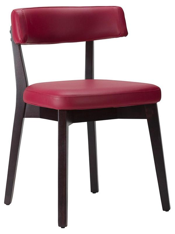 Ware Side Chair Wine / Wenge Frame
