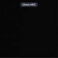 Black 25mm MFC Commercial Table Tops