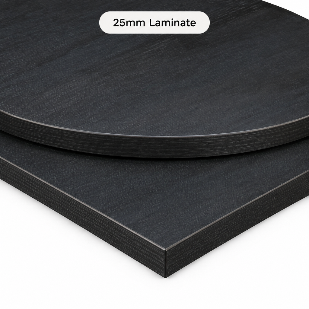 Restaurant Table Tops: Dark Wenge Eucalyptus 25mm Laminate