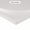 Restaurant Table Tops - Egger Alpine White Commercial Table Top.