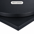 Restaurant Table Tops - Egger Black Commercial Table Top