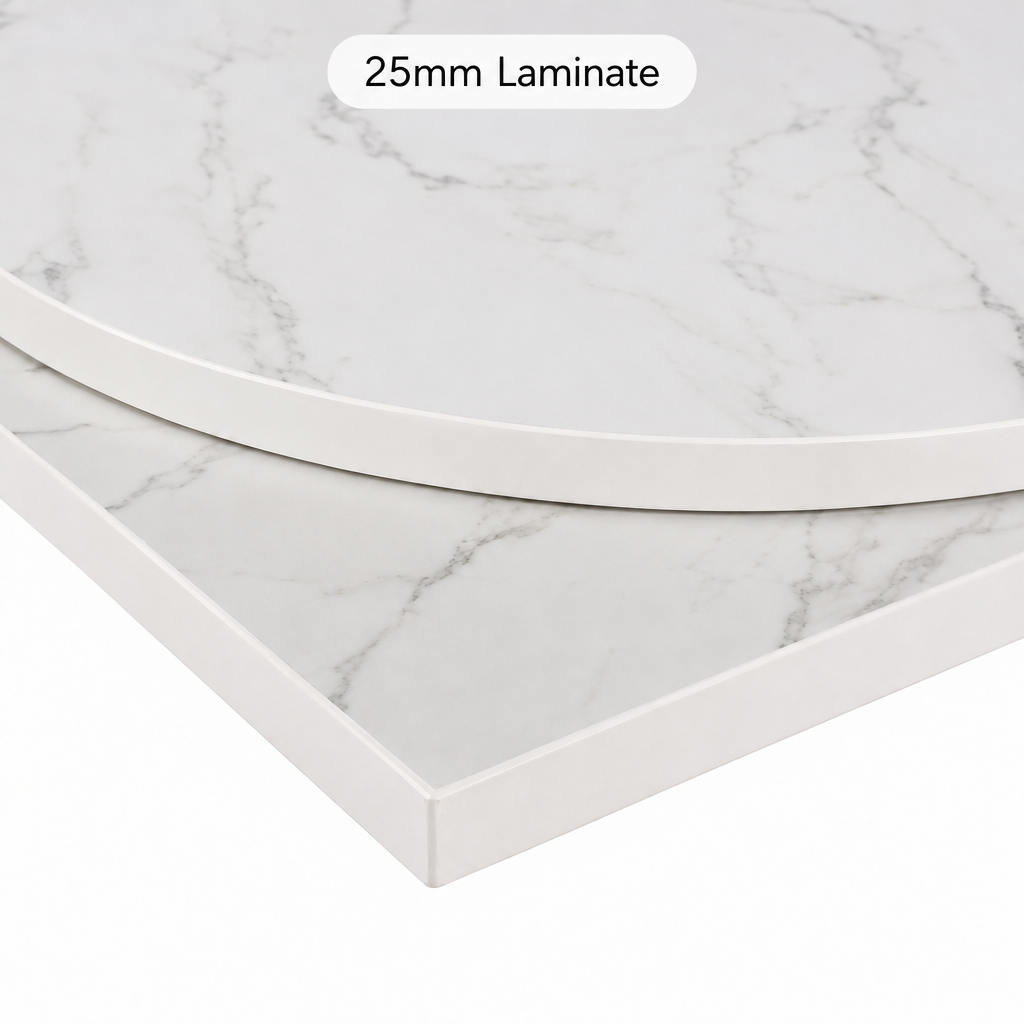 Restaurant Table Tops - Egger Crystal Marble Commercial Top