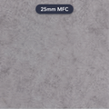 Light Grey Chicago Concrete 25mm MFC Commercial Table Tops