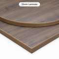 Restaurant Table Tops - Walnut 25mm Laminate